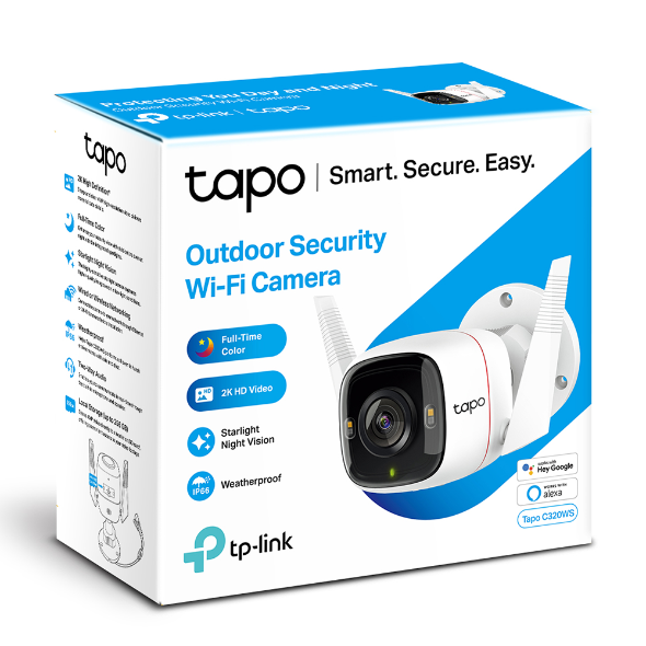 Camara De Seguridad Ip De Exterior Tp Link Tapo C320ws Wifi Con